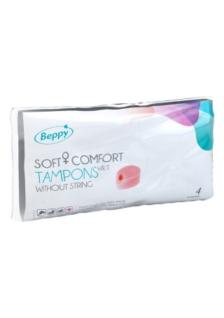 Tampony-BEPPY SOFT&COMFORT TAMPONS WET 4PCS Beppy