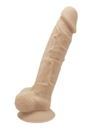 Mięsiste grube dildo z żyłami realistyczne 24cm Silexd