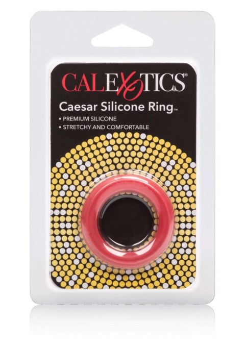 Pierścień-CAESAR SILICONE RINGS RED CalExotics