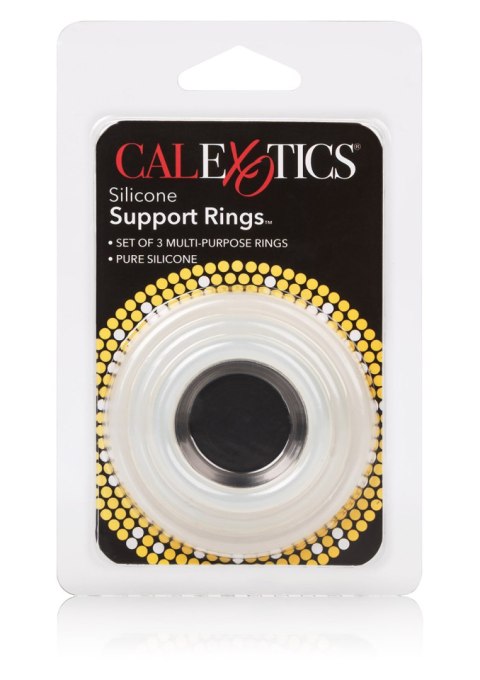 Pierścień-SILICONE SUPPORT RINGS CLEAR CalExotics