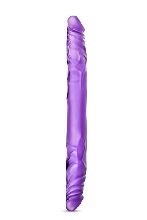 Dildo-b yours 14""""double dildo purple Blush