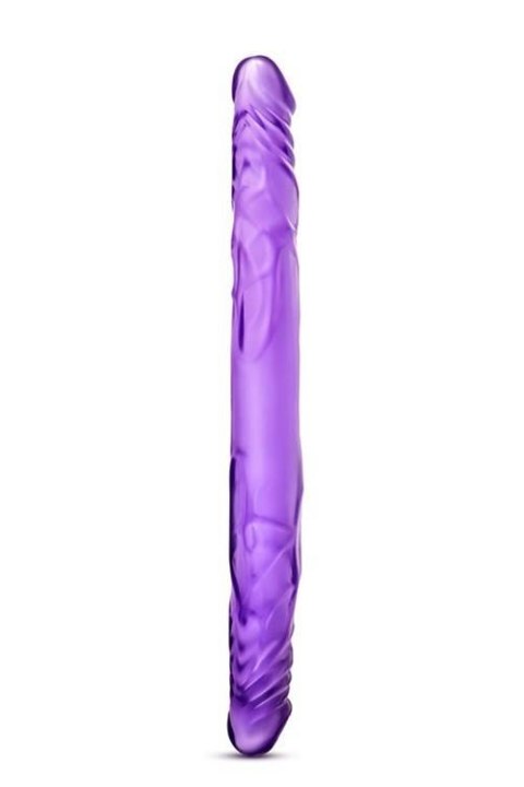 Dildo-b yours 14""""double dildo purple Blush