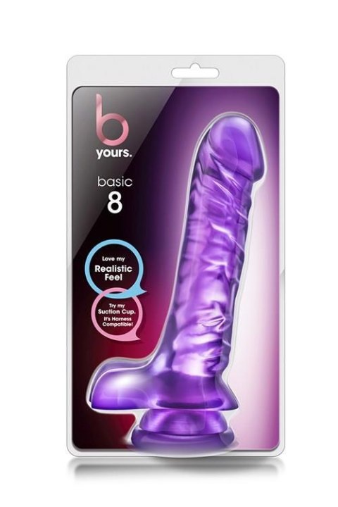 Dildo-b yours basic 8 purple Blush