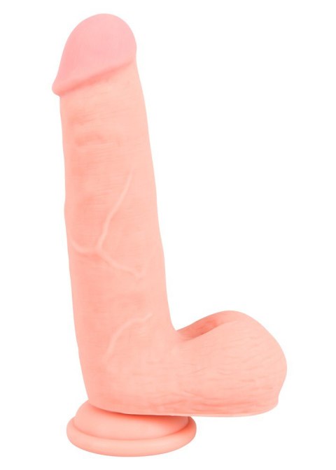 Duże grube dildo jak żywy penis na przyssawce 20cm Medical Silicone