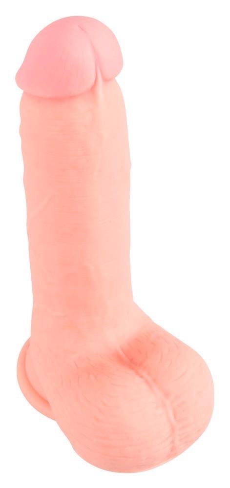 Duże grube dildo jak żywy penis na przyssawce 20cm Medical Silicone