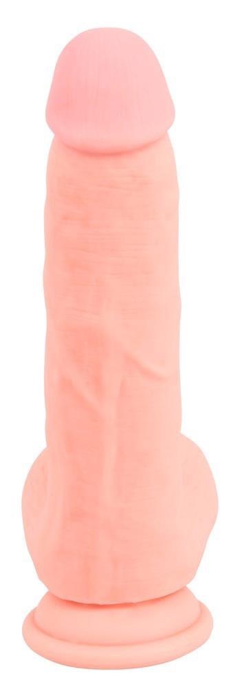 Duże grube dildo jak żywy penis na przyssawce 20cm Medical Silicone