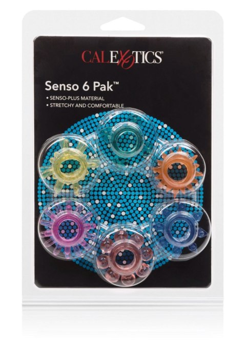 Pierścień-SENSO RINGS 6 PAK ASSORTI CalExotics