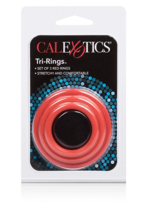 Pierścień-TRI-RINGS RED CalExotics