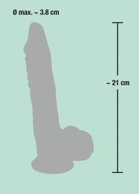 Realistyczny gruby duży penis dildo przyssawka 21c Medical Silicone