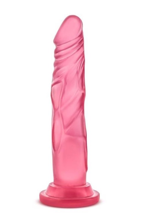 Różowe miękkie dildo z mocną przyssawką 17 cm Blush