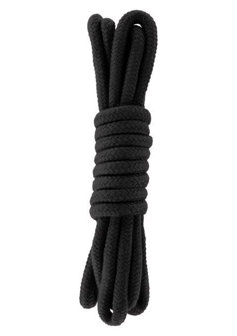 Wiązania-BONDAGE ROPE 3 METER BLACK Hidden Desire